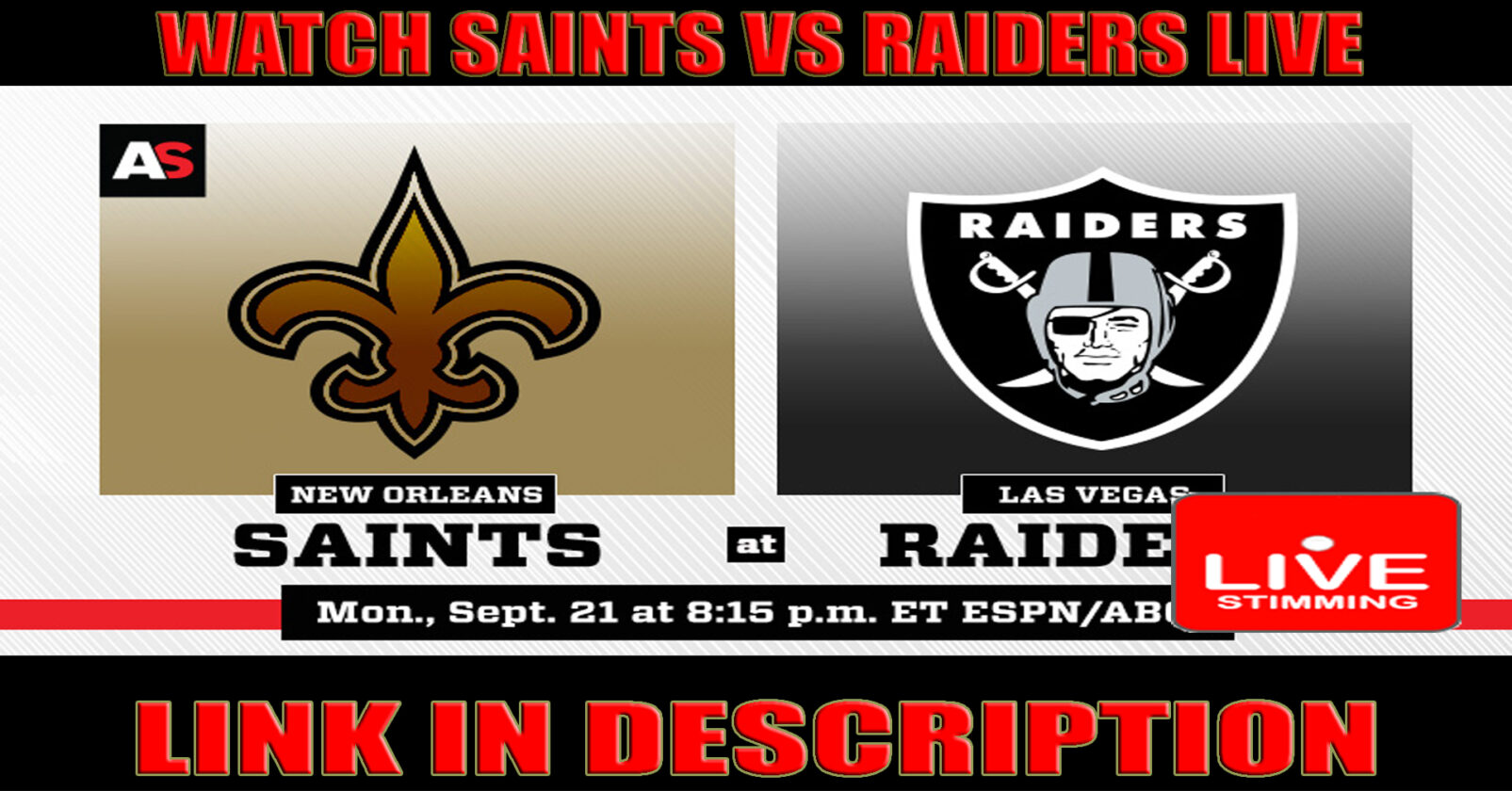 .NFL_2020""Saints vs Raiders Live Reddit Stream  Free Football